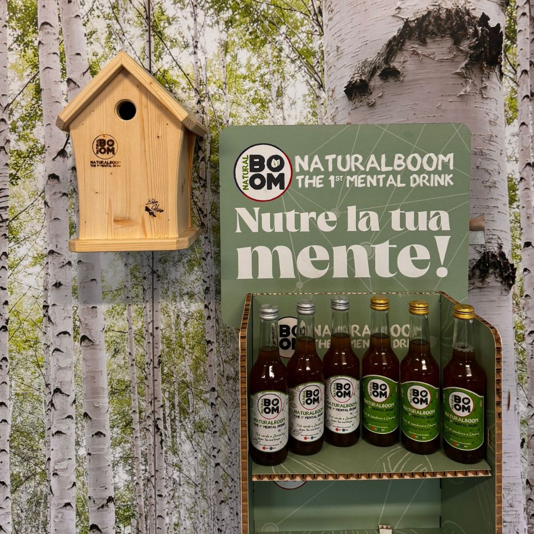 Casetta Uccelli Belin House + 6 bottiglie NaturalBoom