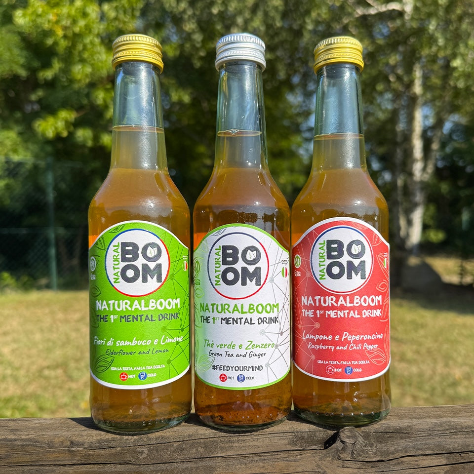 NaturalBoom in vetro – Super Mix Pack - 12 Bottiglie