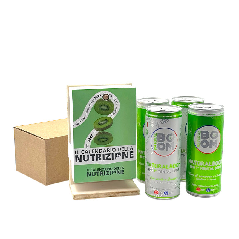 Calendario della nutrizione + 4 lattine di NaturalBoom